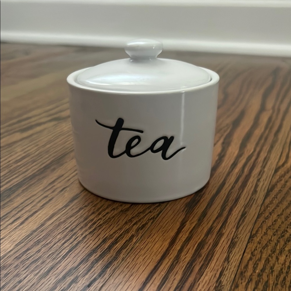 Threshold White Tea Canister with Lid